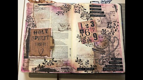 Let's Bible Journal Acts 4 (from Lovely Lavender Wishes)