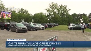 Canterbury Village drive-in finally opens for business