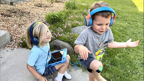 Kids Headphones Wired Toddler Headphones with Microphone, Over-Ear, 85/94dB Volume-Limiting