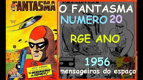 O FANTASMA NUMERU 20 RGE 1956 #comics #quadrinhos #museudogibi #gibi #leitura #fantasma