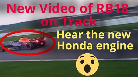 New video of the shakedown of red bull #RB18 on track | HD Silverstone #shorts #f12022
