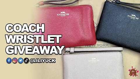 Coach Wristlet Giveaway