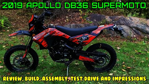 [E1] Vitacci Apollo DB36 Supermoto Review, Build, Assembly, Test Drive, Impressions.(updated $1799)
