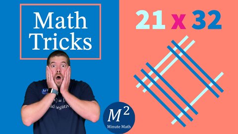 Multiplication with Lines - 21X32 | Minute Math Tricks - Part 17 #shorts