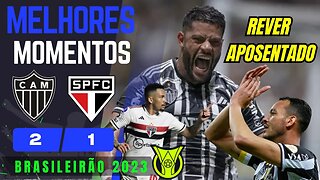 Atlético-MG 2 x 1 São Paulo | Melhores Momentos (COMPLETO) | Brasileirão 2023