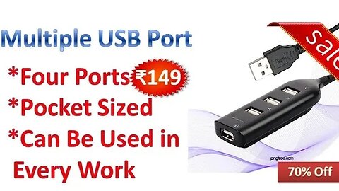 Multiple USB Ports Cable|| Data Cable|| Four USB Ports Cable