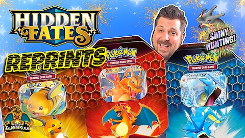 Hidden Fates Reprint Tin Set | Shiny Hunting | Pokemon Cards Opening