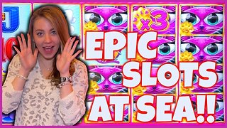 Epic Slot Play in the CASINO at sea! 🚢🎰 Winning Money