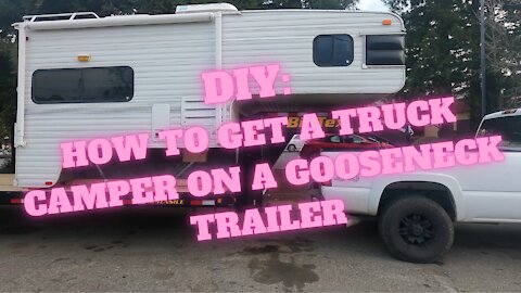 Crawler Hauler - DIY Truck Camper Install on a Gooseneck Crawler Hauler