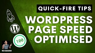 Wordpress Page Speed Optimisation - Quick Fire Tips - Insights Optimised Websites - FREE Tools