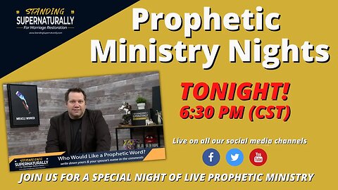 Prophetic Ministry Night!