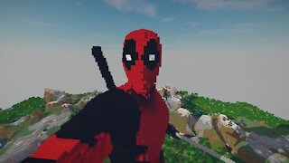 Minecraft Deadpool Build!