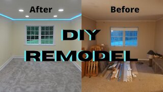 Basement Remodel time-lapse