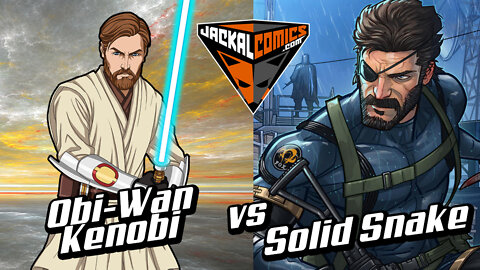 OBIWAN KENOBI Vs. SOLID SNAKE - Comic Book Battles: Who Would Win In A Fight?