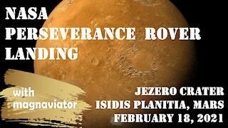 Amazing Footage of NASA Perseverance Rover's Landing on Mars