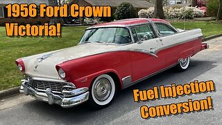 Making A Classic Car Into A Reliable Daily Driver! 1956 Ford Holley Fuel Injection Conversion!