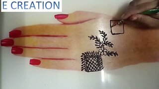 Wedding dulhan hand mehndi design/Stylish bridal mehndi