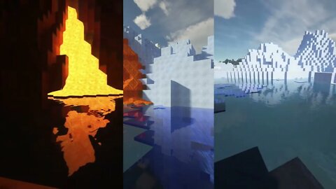 Minecraft Shaders: Fire And Ice Reflections