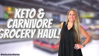 KETO GROCERY HAUL | WHAT I BUY FOR THE WEEK FOR CARNIVORE AND TOTAL CARBS KETO | THANK YOU!!