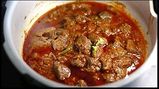 Lunch time..beef cooked with spices...