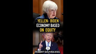 Yellen: Biden's Economy Based on EQUITY #shorts