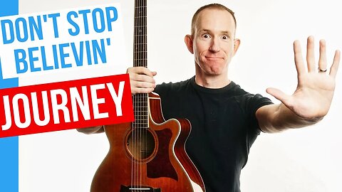 Don't Stop Believin' ★ Journey ★ Acoustic Guitar Lesson [with PDF]