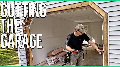 How to Transform a Garage into a Living Space |Demolishing|