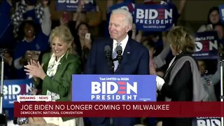 Biden won't be coming to DNC