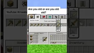 Are you THIS Old? #minecraft