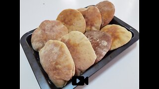 Pita-Gyros Bread Recipe / Κυπριακή Πίτα Για Σουβλάκι Χωρίς Μίξερ