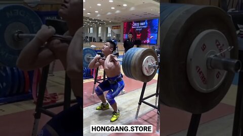 Lu Xiaojun 200kg Front Squat