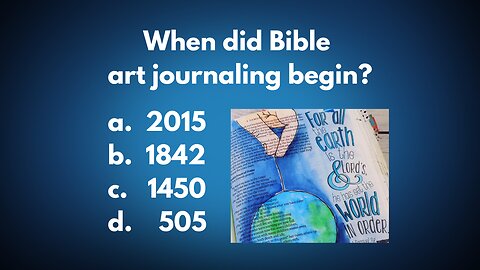 History of Bible Art Journaling