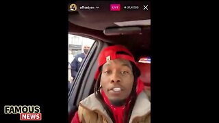 Offset Arrested Outside Rally On Instagram LIVE Footage | Famous News