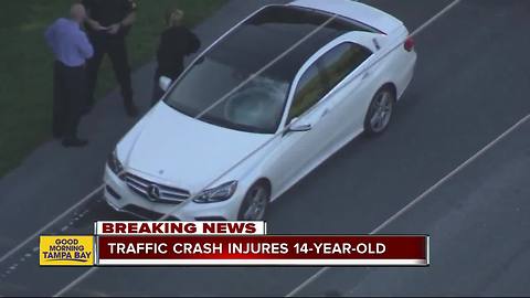 Teen hit by car while biking to school in Sarasota County