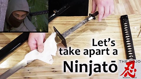 Sho Kosugi Ninja Sword Disassembly and Cleaning