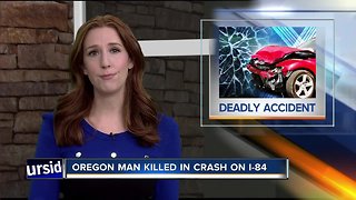 Oregon man killed in crash on I-84