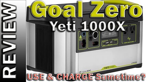Goal Zero Yeti 1000X Portable Power Station, Solar-Powered Generator