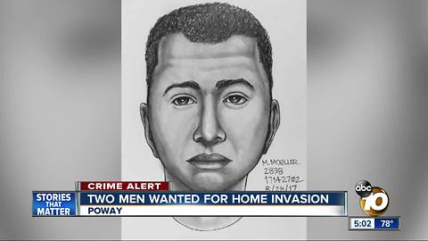 Two men wanted for Poway home invasion