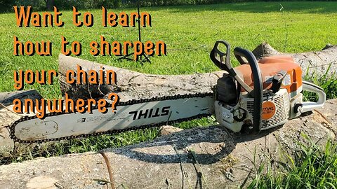 How To Sharpen a Chainsaw