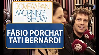 Fábio Porchat e Tati Bernardi de frente com a Marília do Morning