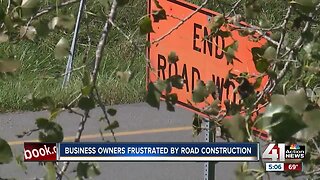 Business owners frustrated by construction