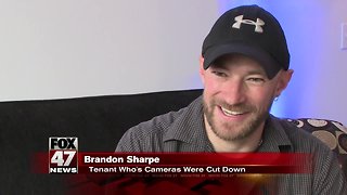 Man battles apartment complex over camera