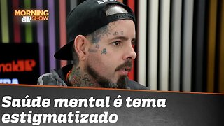 "Debate sobre saúde mental ainda é estigmatizado", diz Tico Santa Cruz