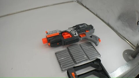 X TOYZ Motorized Blaster Toy Gun, Automatic Foam Darts Blaster Compatible with Nerf Guns Darts