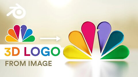 NBC Logo in Blender 3D