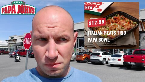 Papa Johns New Italian Meats Trio Papa Bowl!