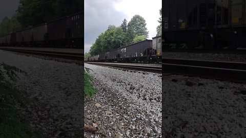 Empty coal. #train #youtube #youtubeshorts #shortshorts #sshort