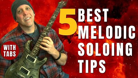Soloing Secrets - 5 Best Melodic Lead Guitar Tips - with FREE Jam Tracks