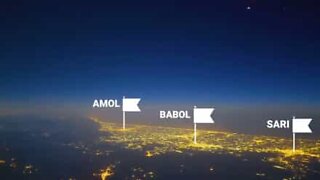 Piloto grava timelapse incrível sobre o Irão