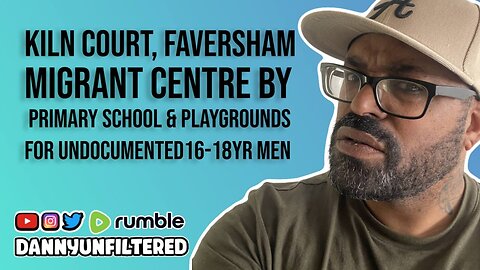 KILN COURT MIGRANT CENTRE FOR 16-18 YR OLD MEN IN MIDDLE OF NURSERY, SCHOOL AND PLAYGROUNDS